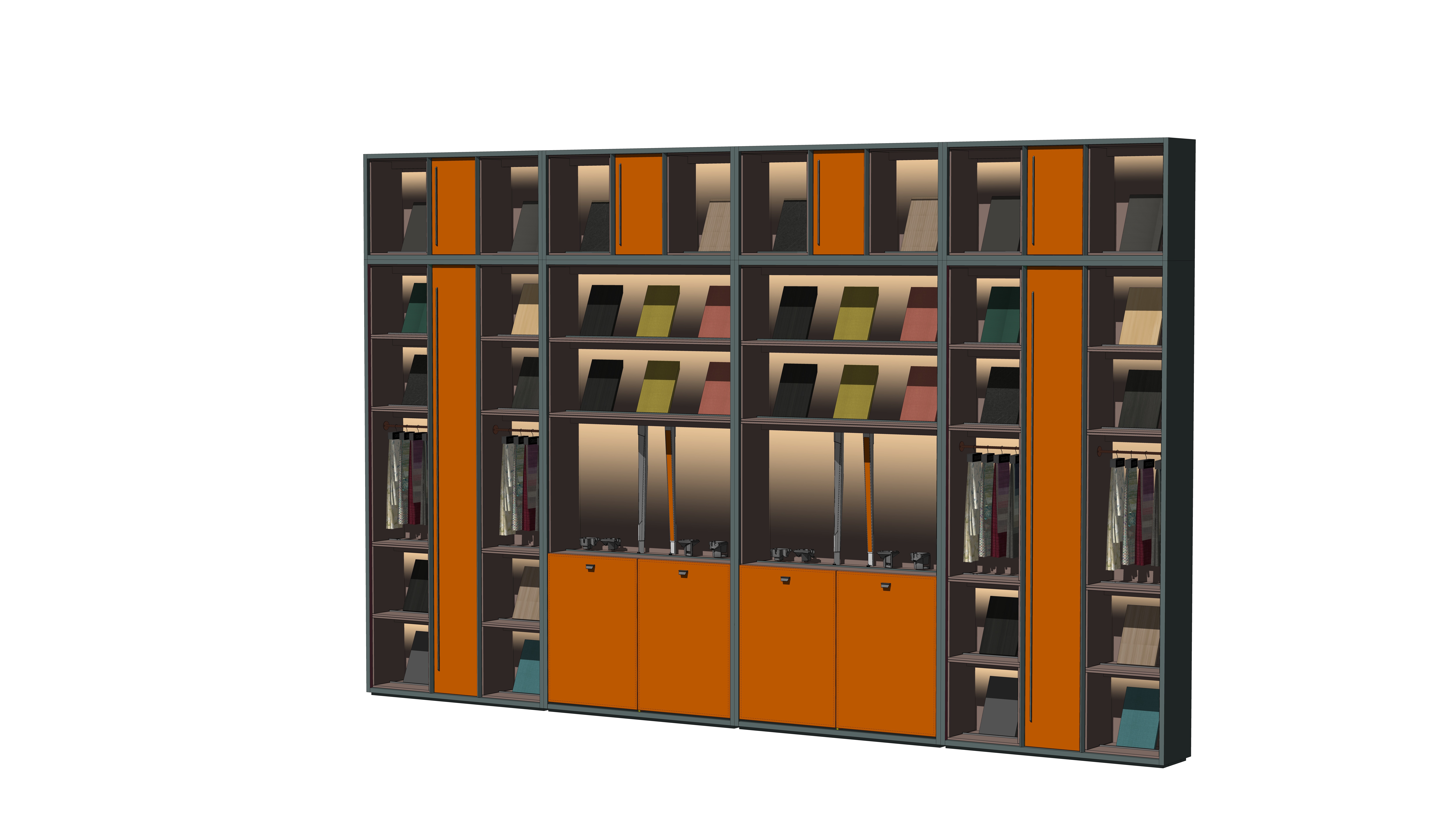 03-ZS01-B03 Material Display Cabinet (Showroom)