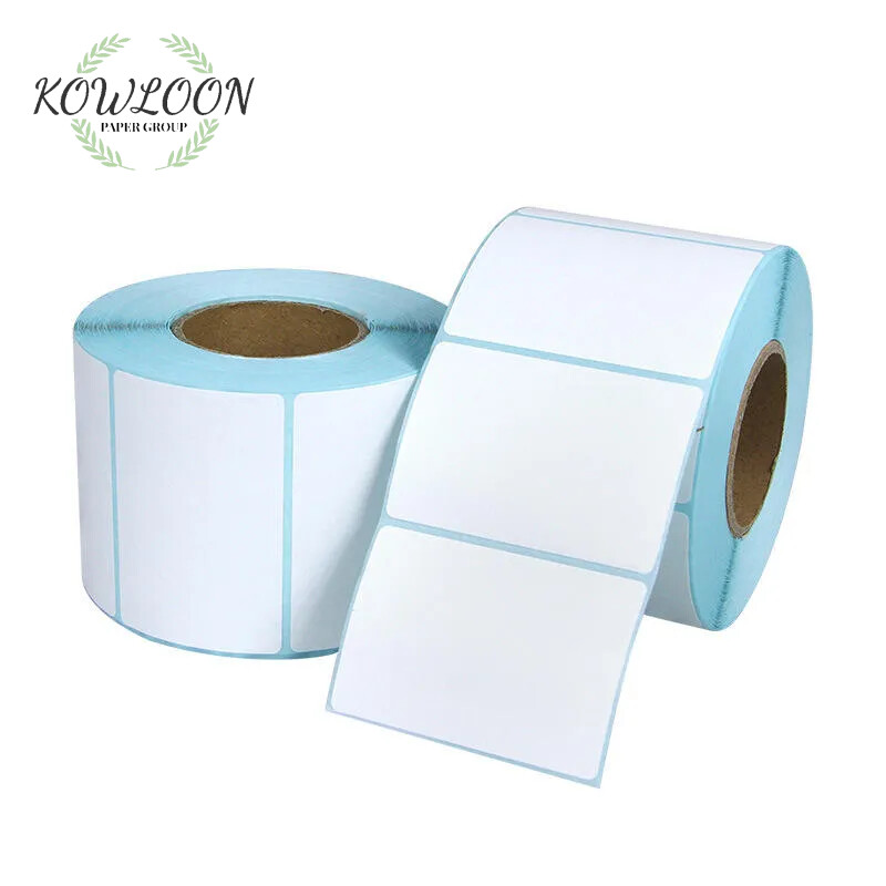 Custom Sticker Label Printing Permanent Adhesive Thermal Label Rolls