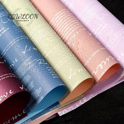 Multi Colors Gifts Packaging Flower Wrapping Paper