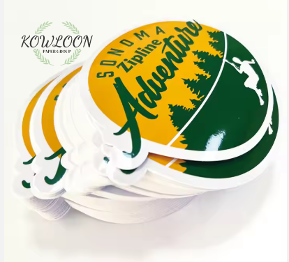 Custom Printed Waterproof Vinyl Sticker Die Cut Car Logo Sticker Self-adhesive PVC Label Decal Sticker