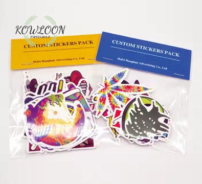 Custom Printed Waterproof Vinyl Sticker Die Cut Car Logo Sticker Self-adhesive PVC Label Decal Sticker