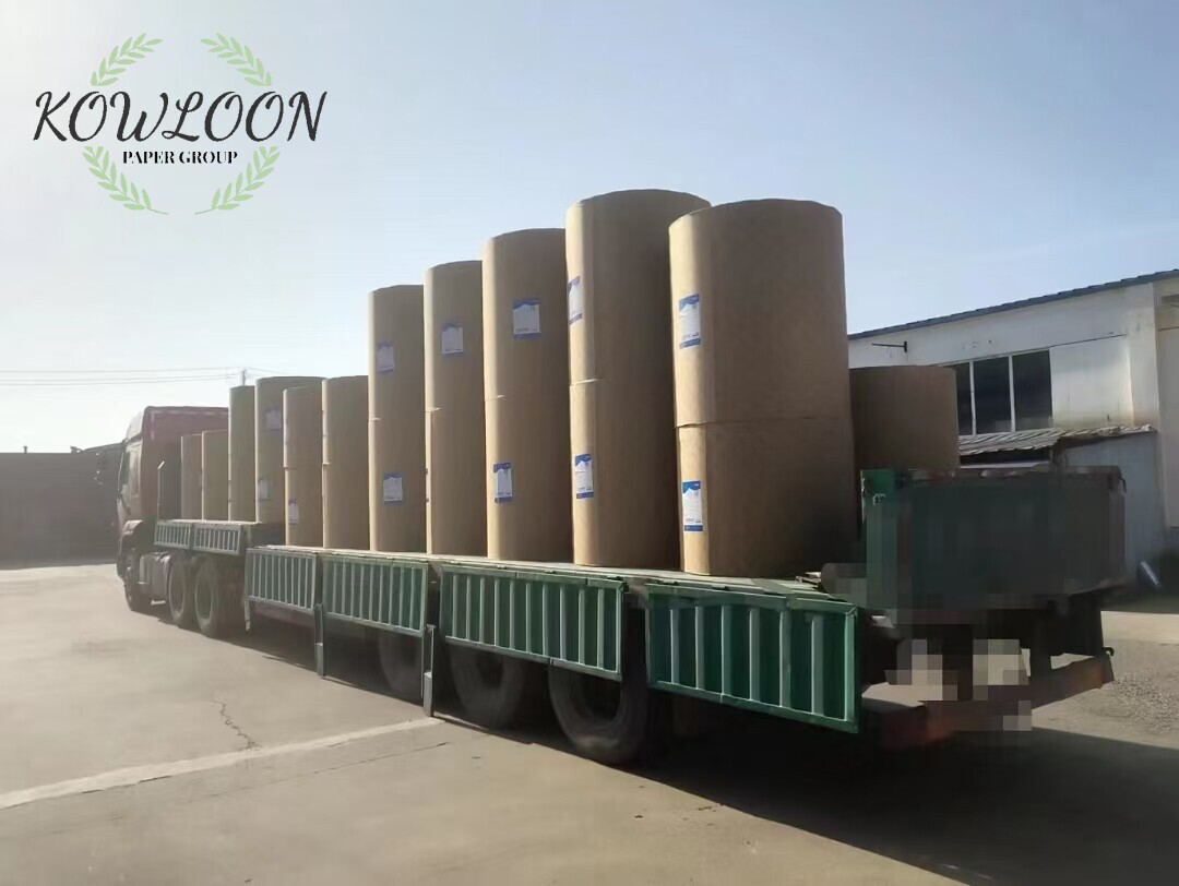China factory Custom Kraft Paper Tape Jumbo Roll