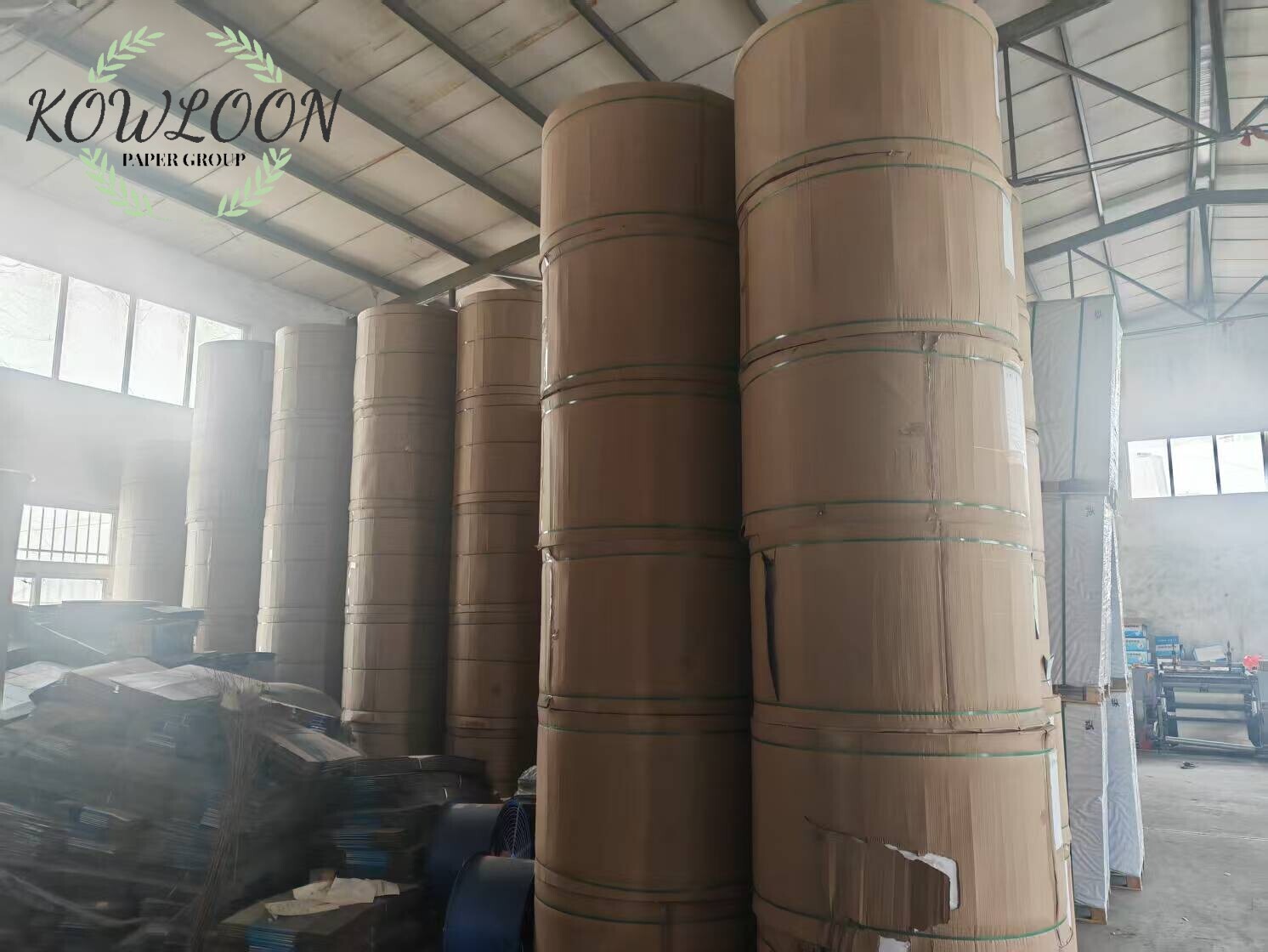High bulk Kraft Paper Roll for Paper Plate Making Without PE Coating