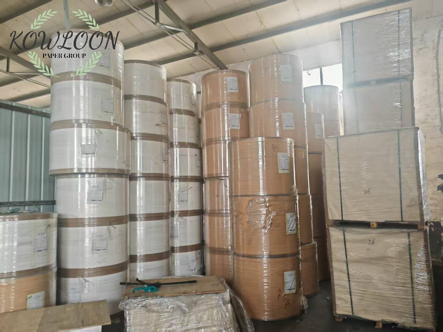 Custom Kraft Paper Tape Jumbo Roll