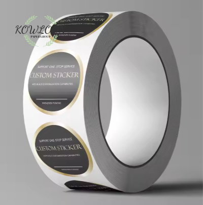 Factory High Quality Round Waterproof Label Vinyl Sticker Custom Printing Logo Custom Sticker