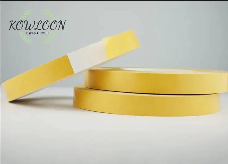 Custom-made strong, double-sided polyvinyl chloride (PVC) self-adhesive labels with acrylic adhesive, designed for use with plastic and wooden trim pieces.