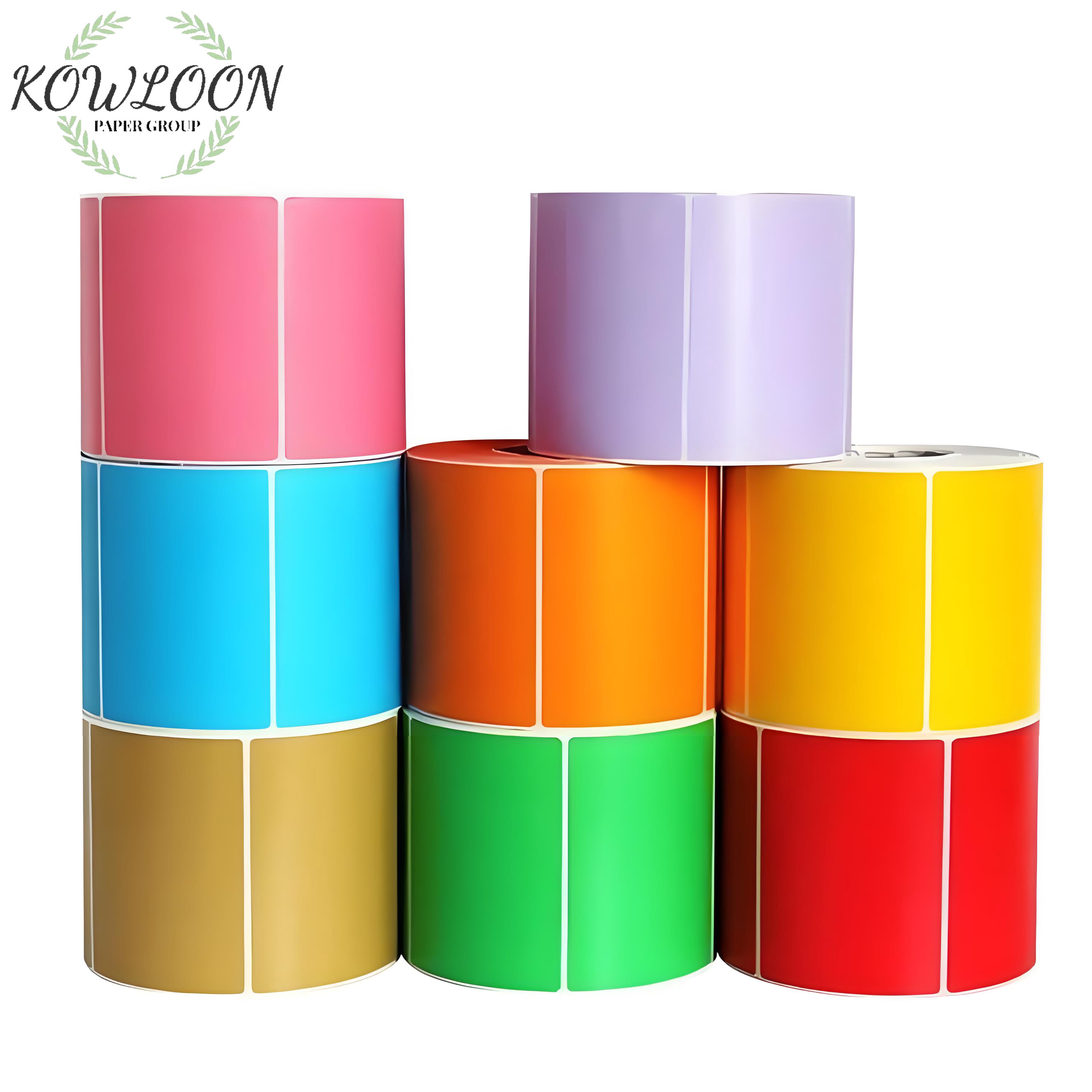 High Quality Self Adhesive Thermal Paper Rolls Copper coated Paper Label