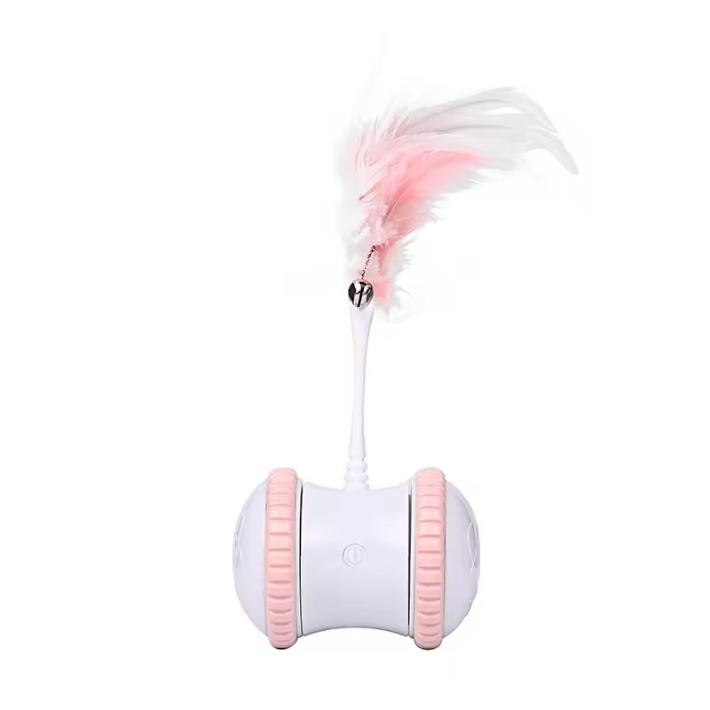 Wholesale Chargeable Smart Automatic Feather Cat Toy Interactive