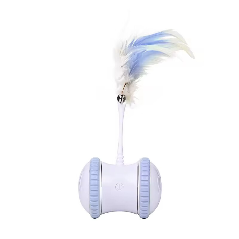 Wholesale Chargeable Smart Automatic Feather Cat Toy Interactive