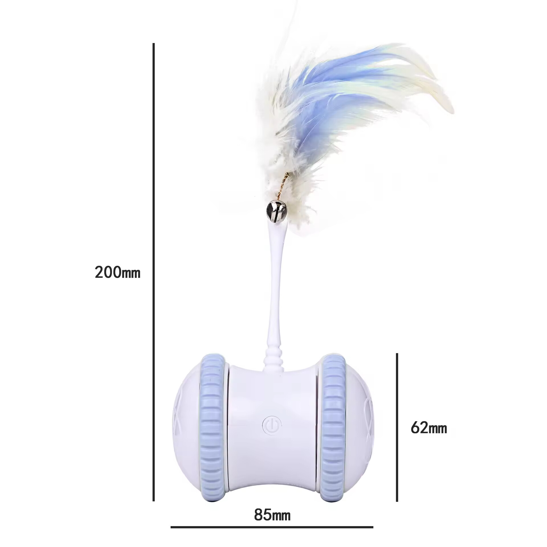 Wholesale Chargeable Smart Automatic Feather Cat Toy Interactive
