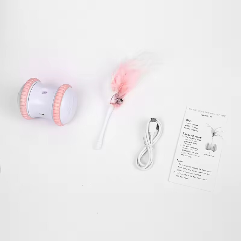 Wholesale Chargeable Smart Automatic Feather Cat Toy Interactive