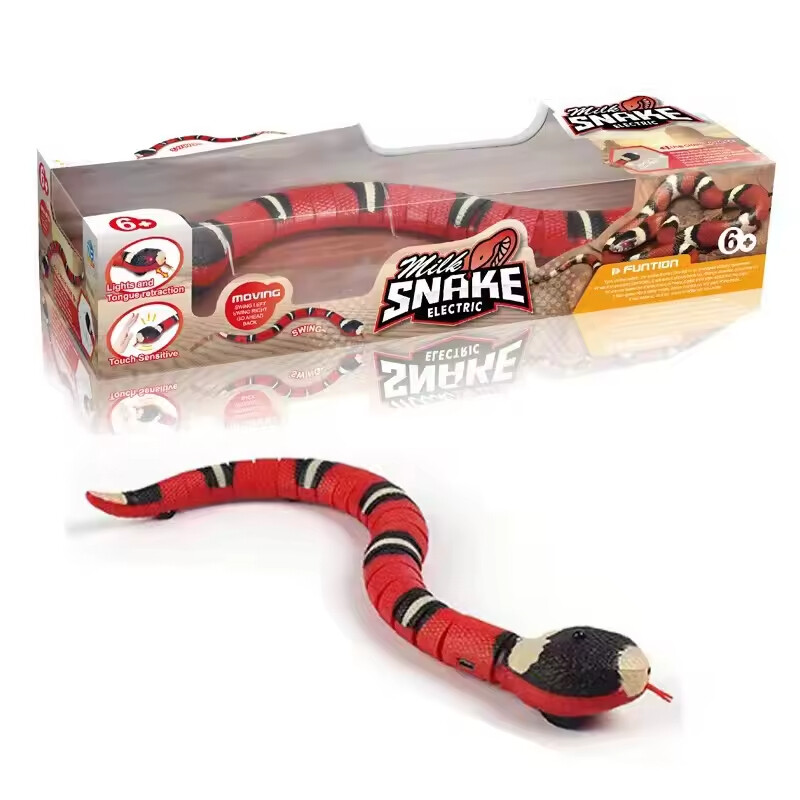 Wholesale Pet Supplier Snake Design Chargeable Smart Cat Toys Interactive