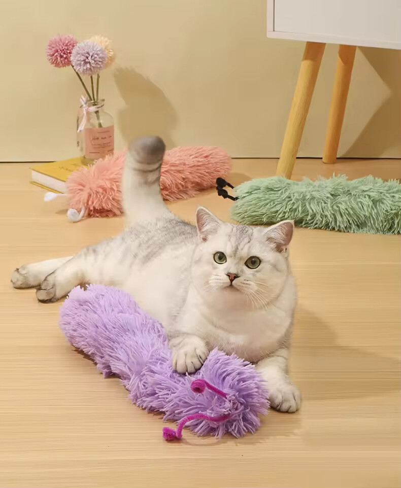 Wholesale Pet Product Catnip Included Cat Plush Toy