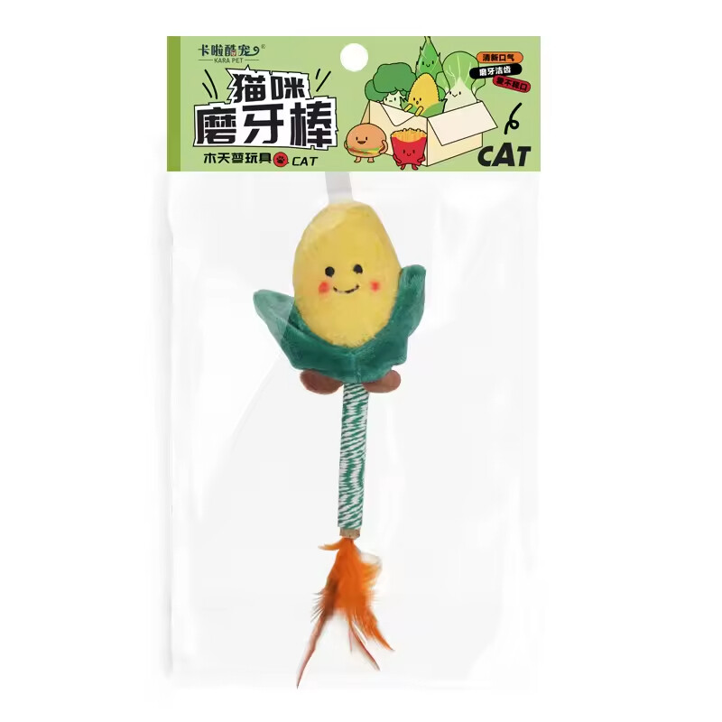 Manufacturer Wholesale Wooden Plush Pet Supplier Cat Chew Toy