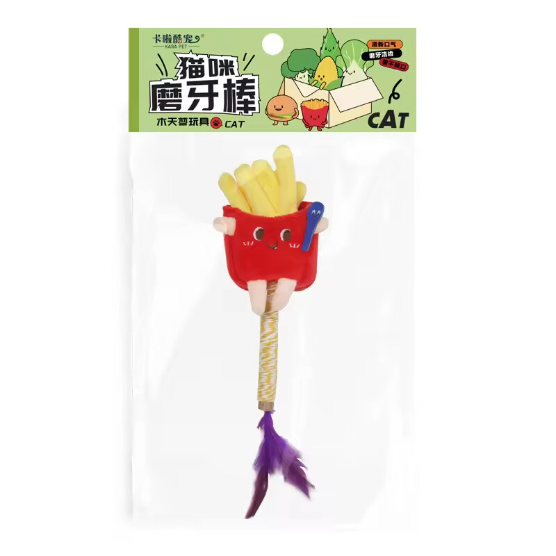 Manufacturer Wholesale Wooden Plush Pet Supplier Cat Chew Toy