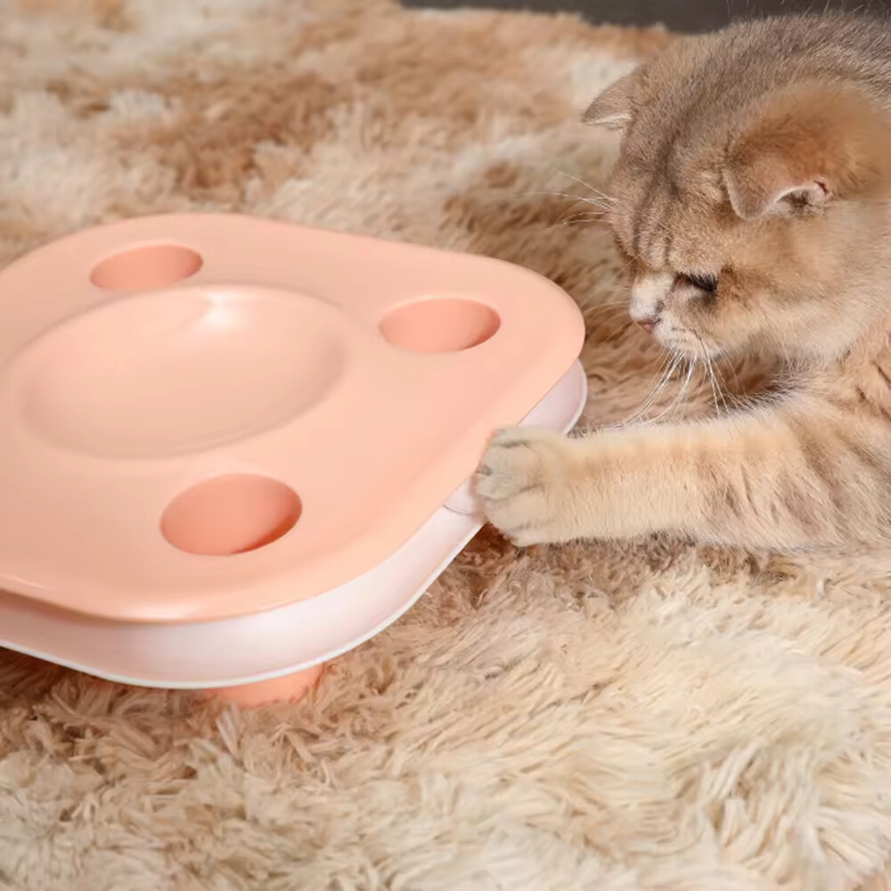 Wholesale Plastic Food Cat Feeder Toy