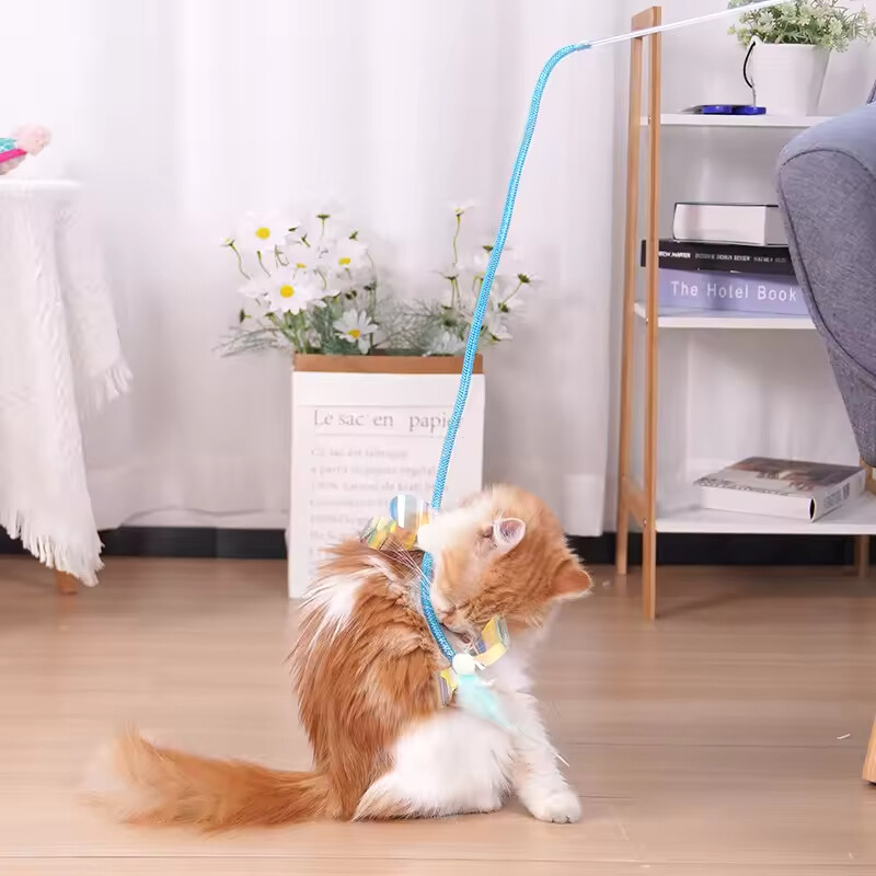 Manufacturer Wholesale Spring Teaser Interactive Cat Toy