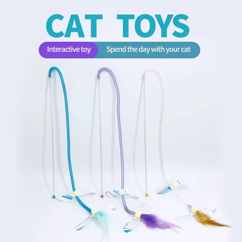 Manufacturer Wholesale Spring Teaser Interactive Cat Toy