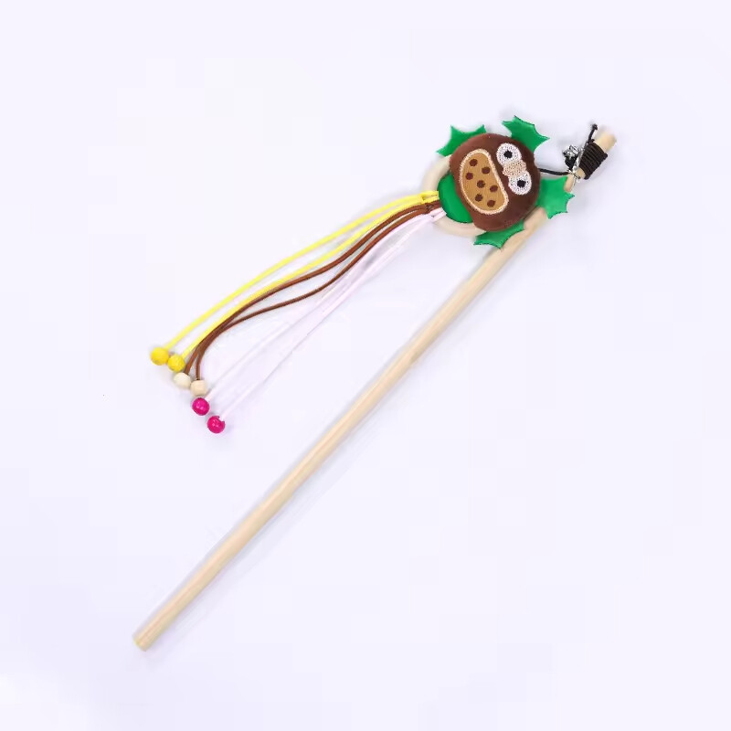 Manufacturer Wholesale Cute Animal Design Cat Teaser Toy