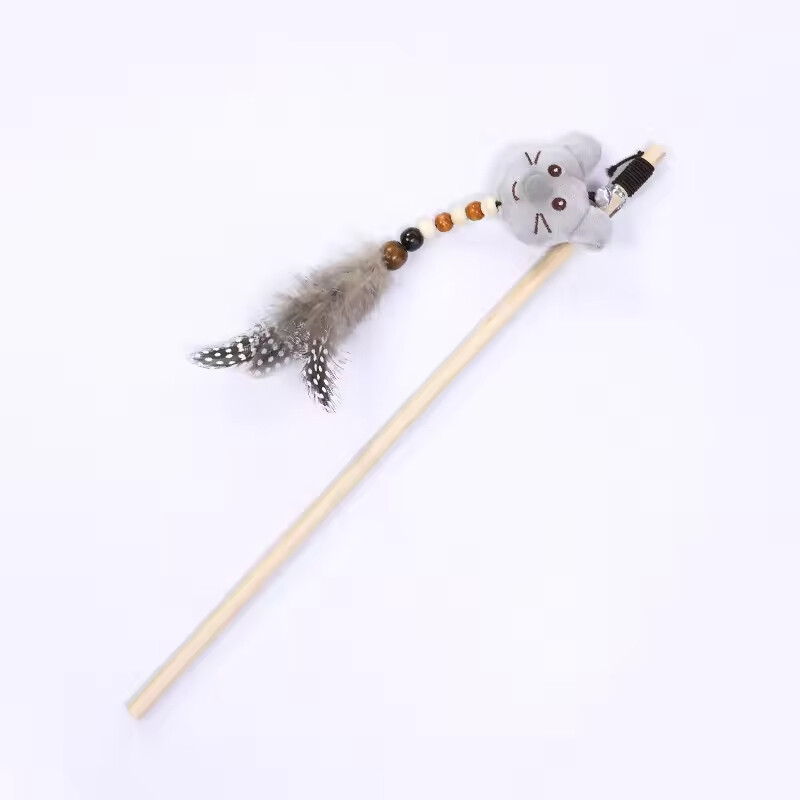 Manufacturer Wholesale Cute Animal Design Cat Teaser Toy