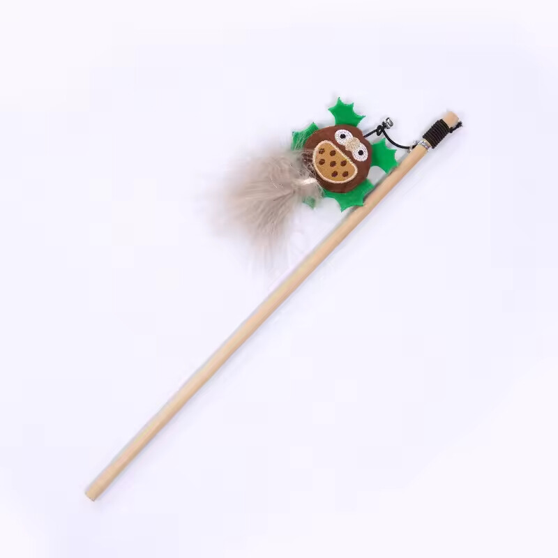Manufacturer Wholesale Cute Animal Design Cat Teaser Toy
