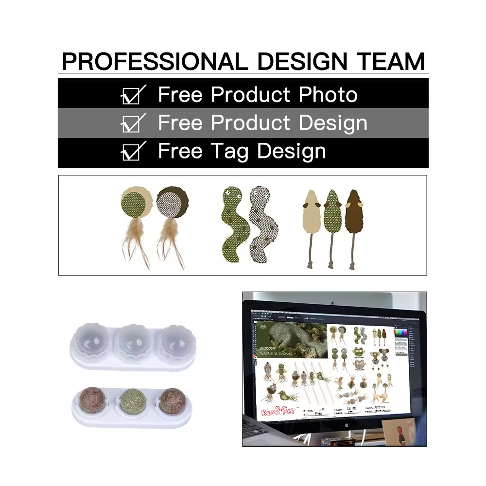 Manufacturer Wholesale Stick on the Wall Self Improvement Cat Catnip Toys