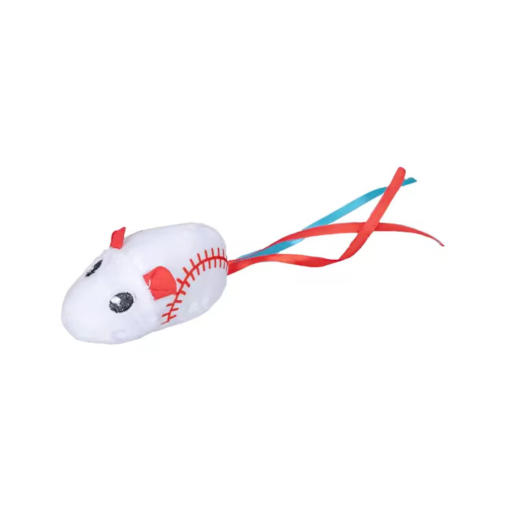 Manufacturer Wholesale Plush Mouse Ball Teaser Cat Toy Interactive