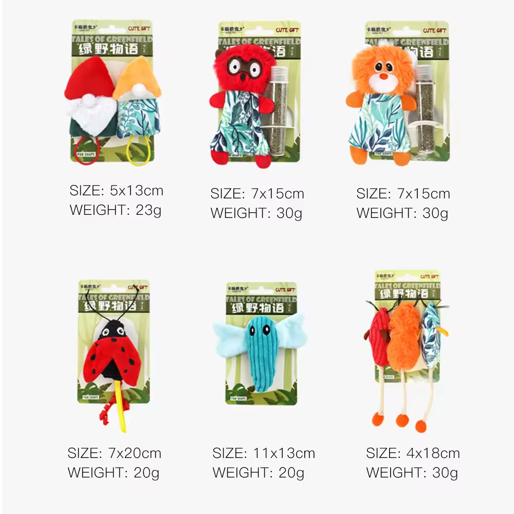 Manufacturer Wholesale Plush Catnip Cat Toy