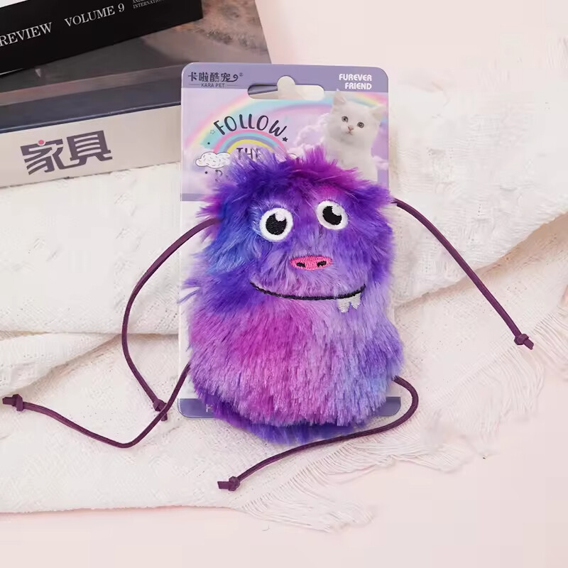 Manufacturer Wholesale pink Purple Blue Yellow Cat Plush Toy