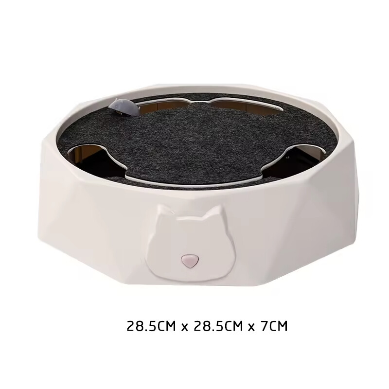Manufacturer Wholesale Electric Smart Cat Round Toy with Mouse
