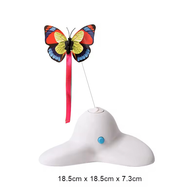 Manufacturer Wholesale Electric Smart Cat Toy with Rotating butterfly