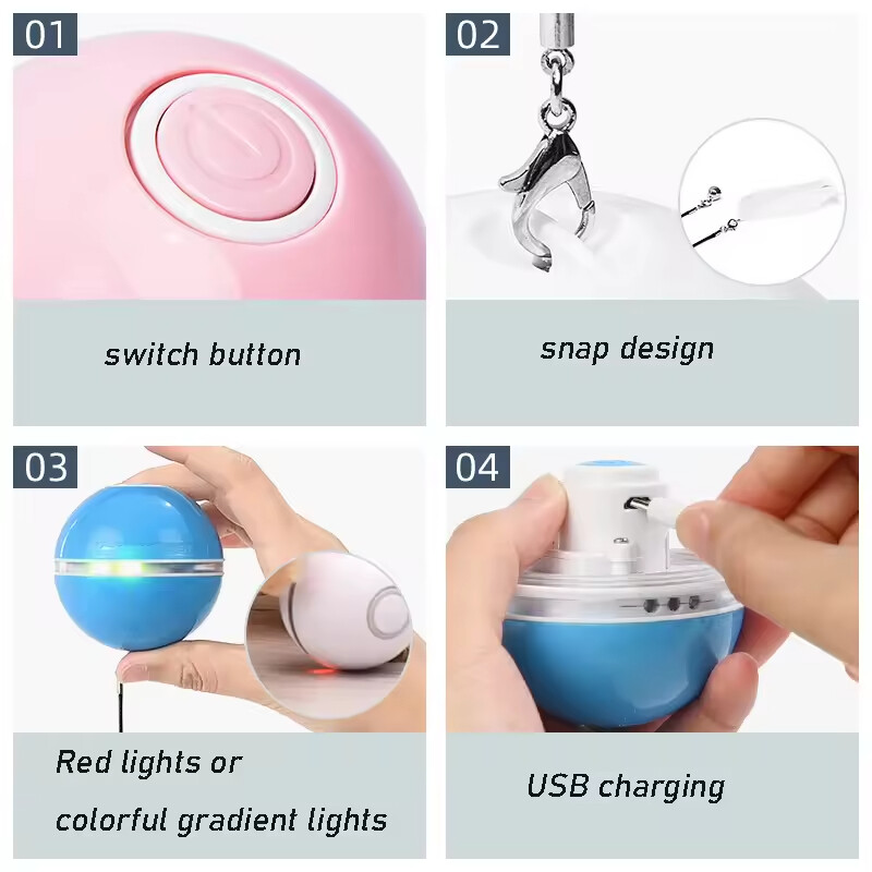 Manufacturer Wholesale Led Smart Cat Laser Ball Toy