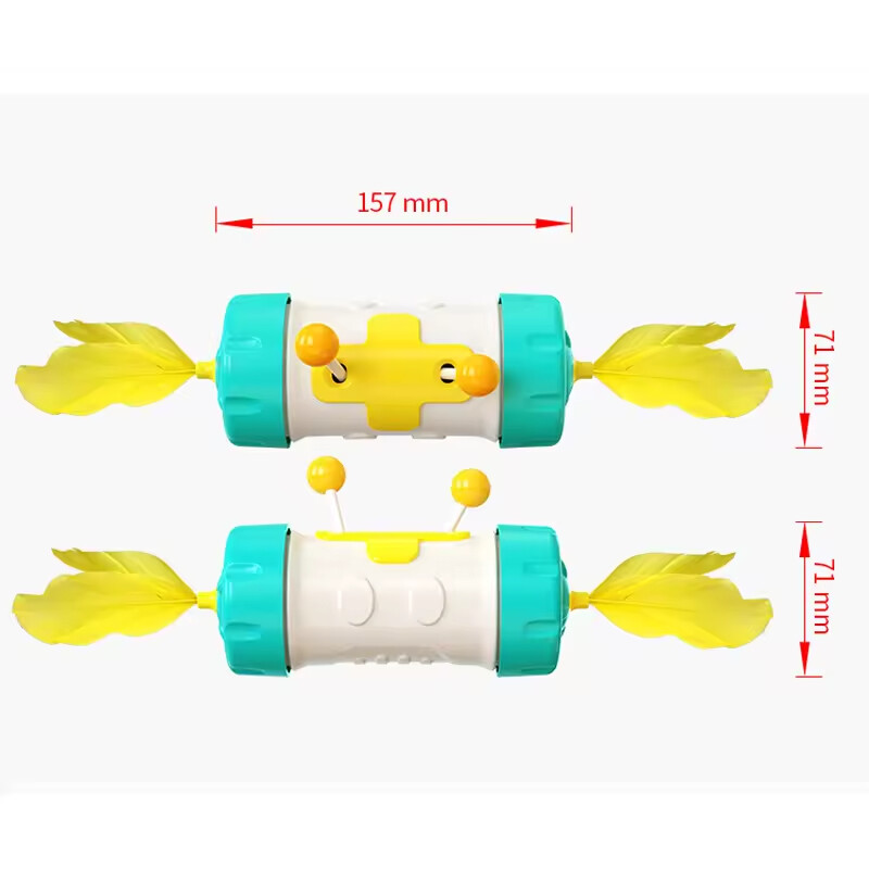 Manufacturer Wholesale Blue Green Yellow pink Smart Cat Wheel Toys