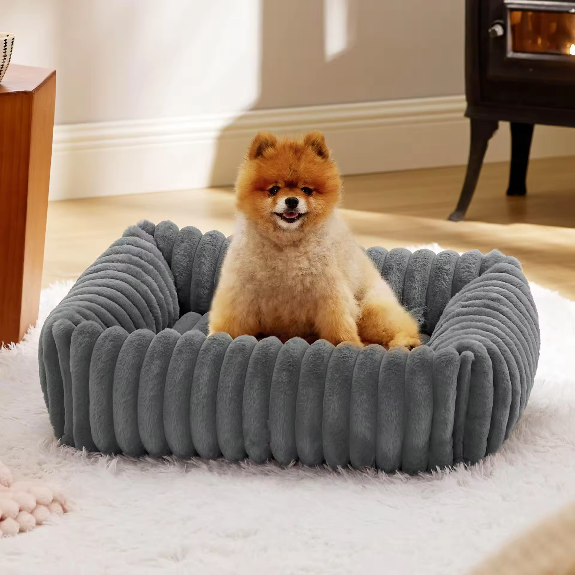 Custom Logo Pet Product Supplier Cat Dog Bed Luxury