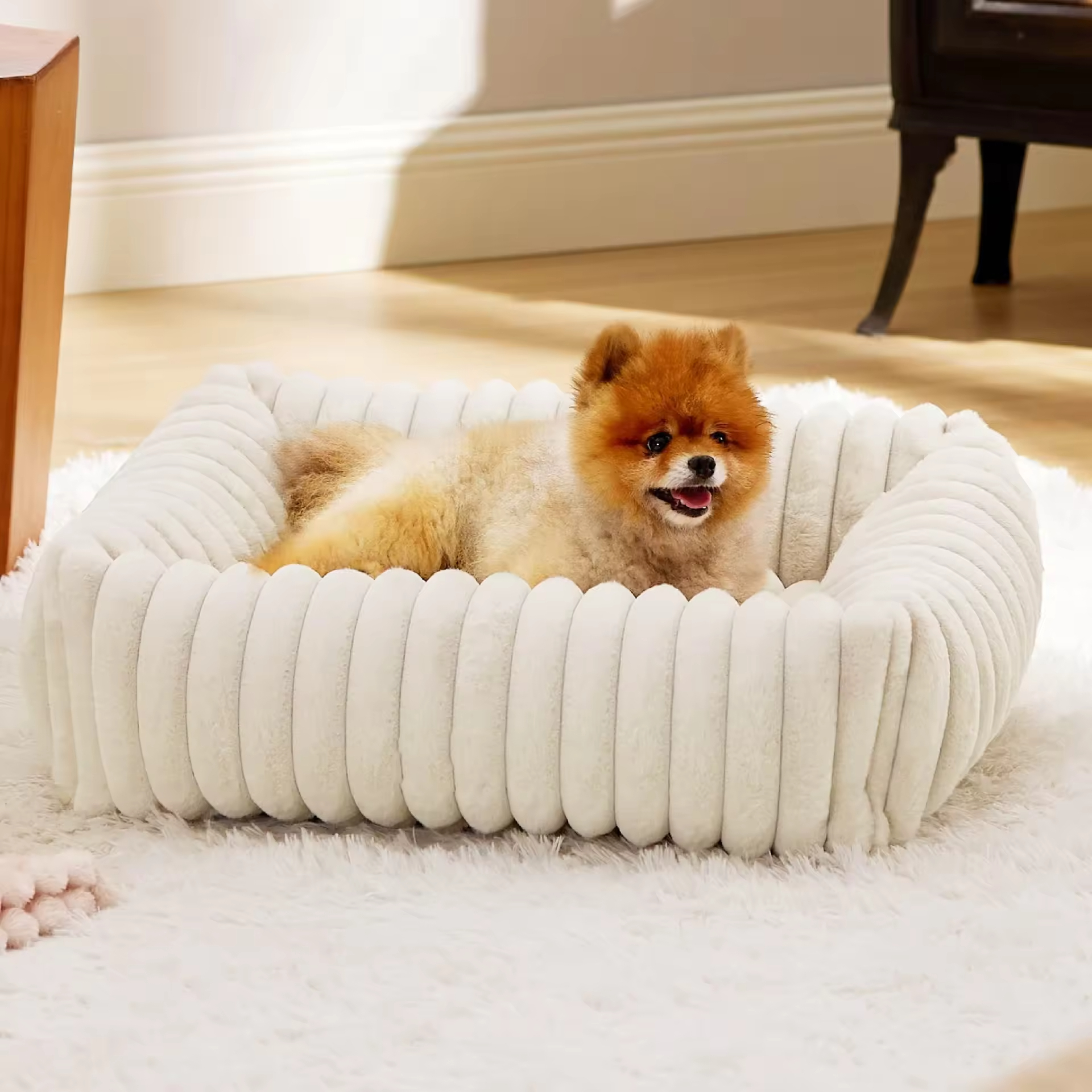 Custom Logo Pet Product Supplier Cat Dog Bed Luxury