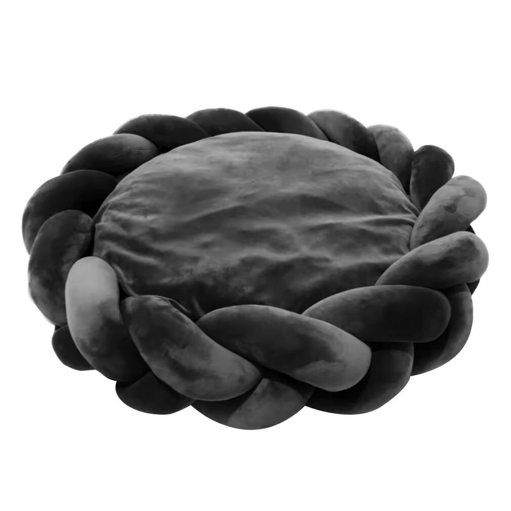 Pet Product Supplier Weaving Round Donut Cat Dog Bed Luxury