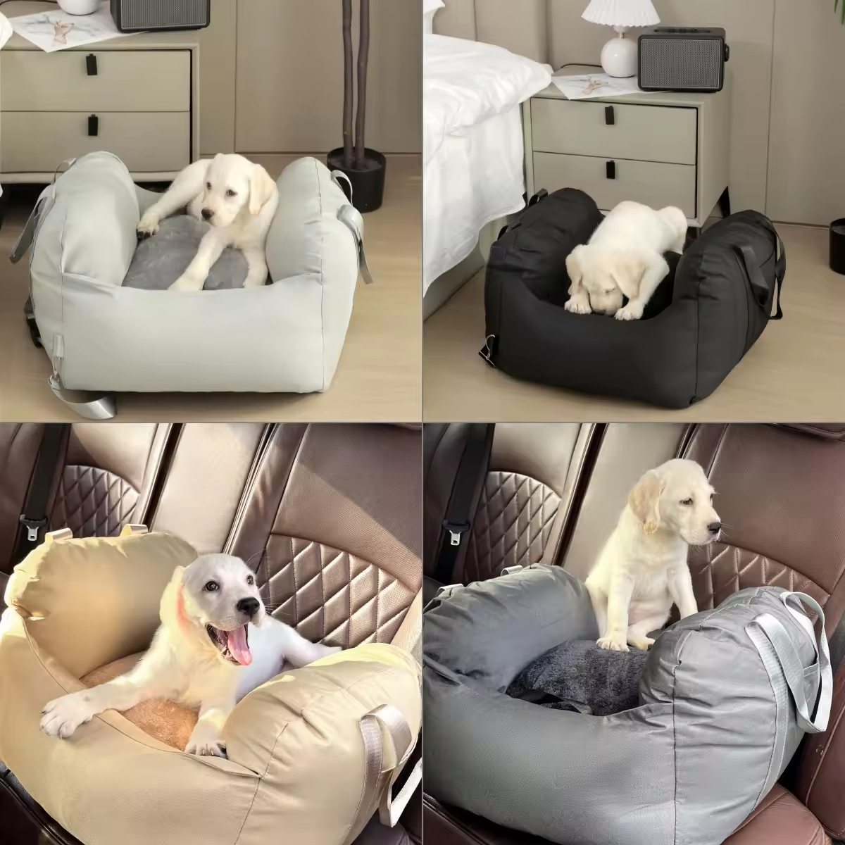 Pet Product Washable Detachable Portable Dog Car Bed