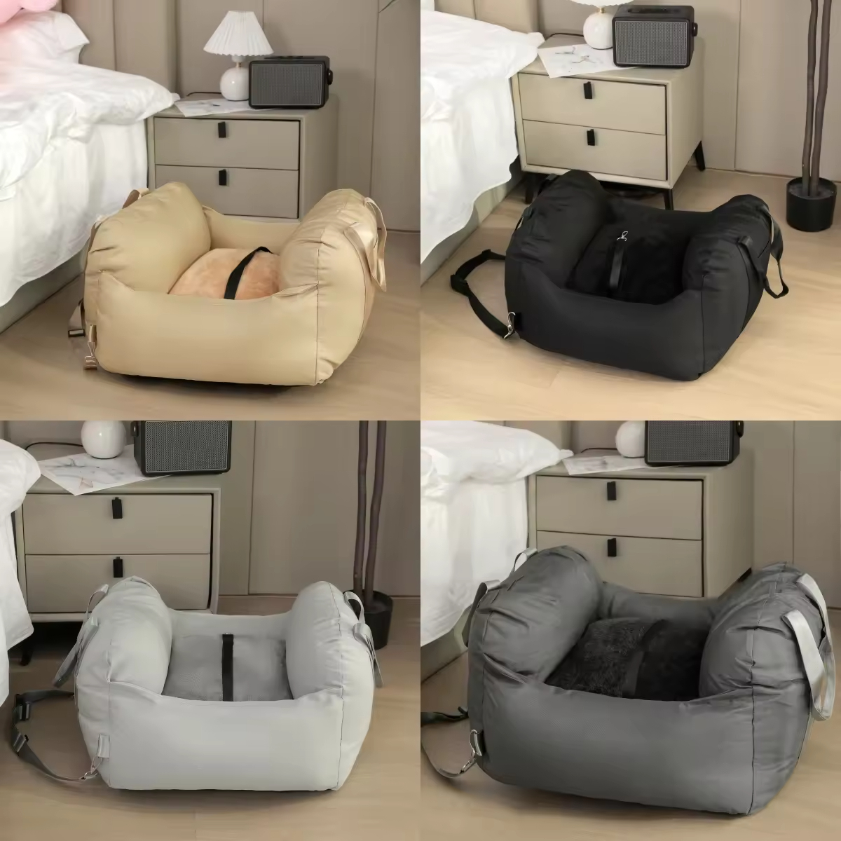 Pet Product Washable Detachable Portable Dog Car Bed