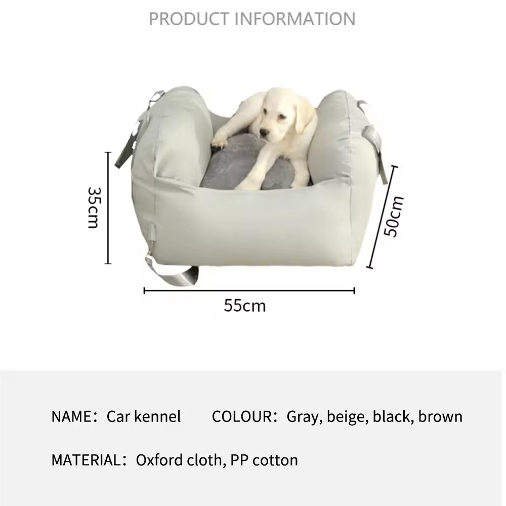 Pet Product Washable Detachable Portable Dog Car Bed