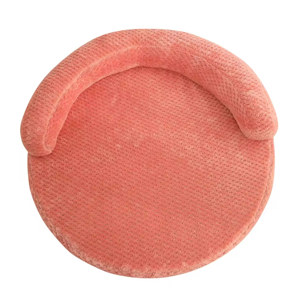  Pet Supplier Round Orthopedic Mamory Foam Dog Bed With Pillow
