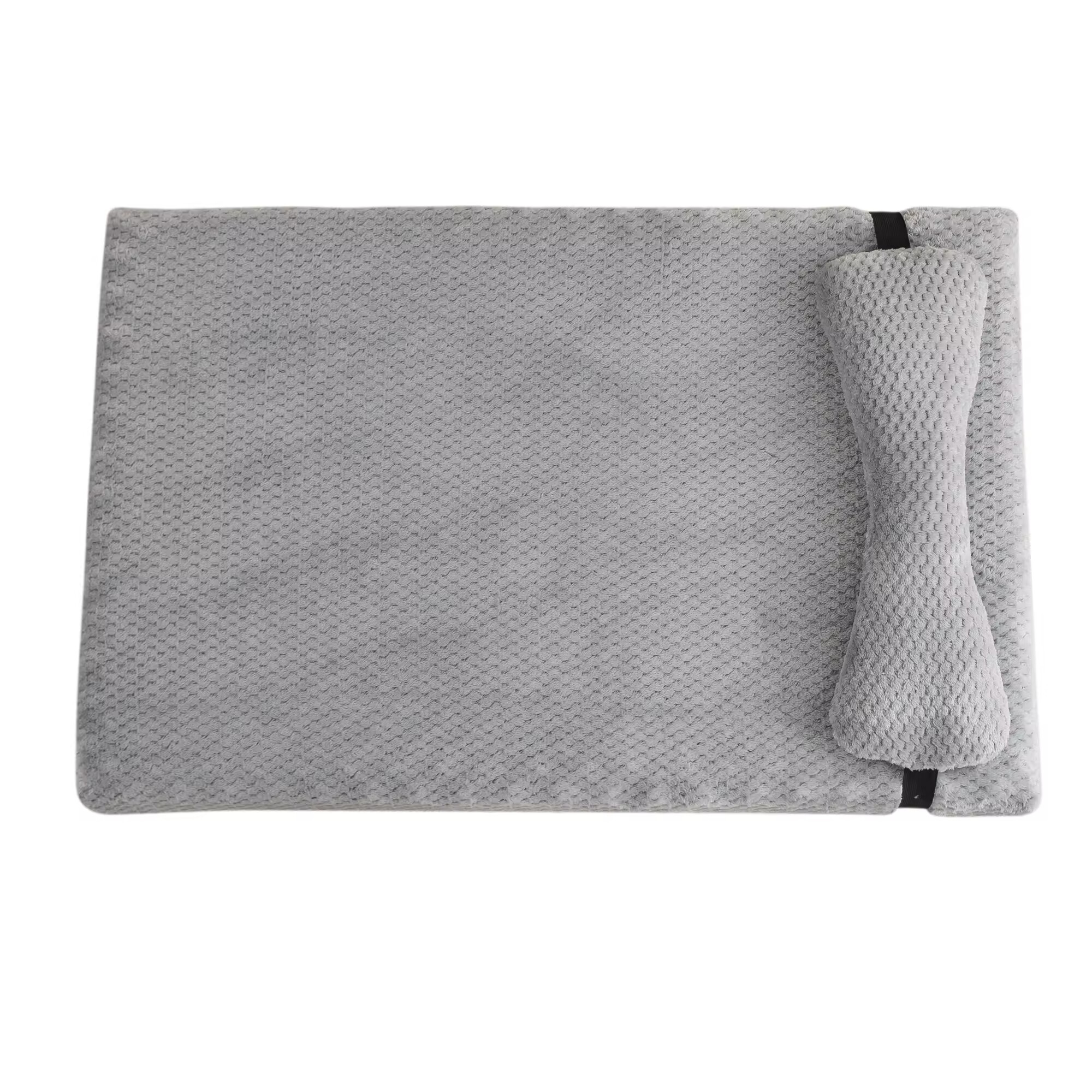 Pet Supplier Large Orthopedic Mamory Foam Dog Bed With Pillow