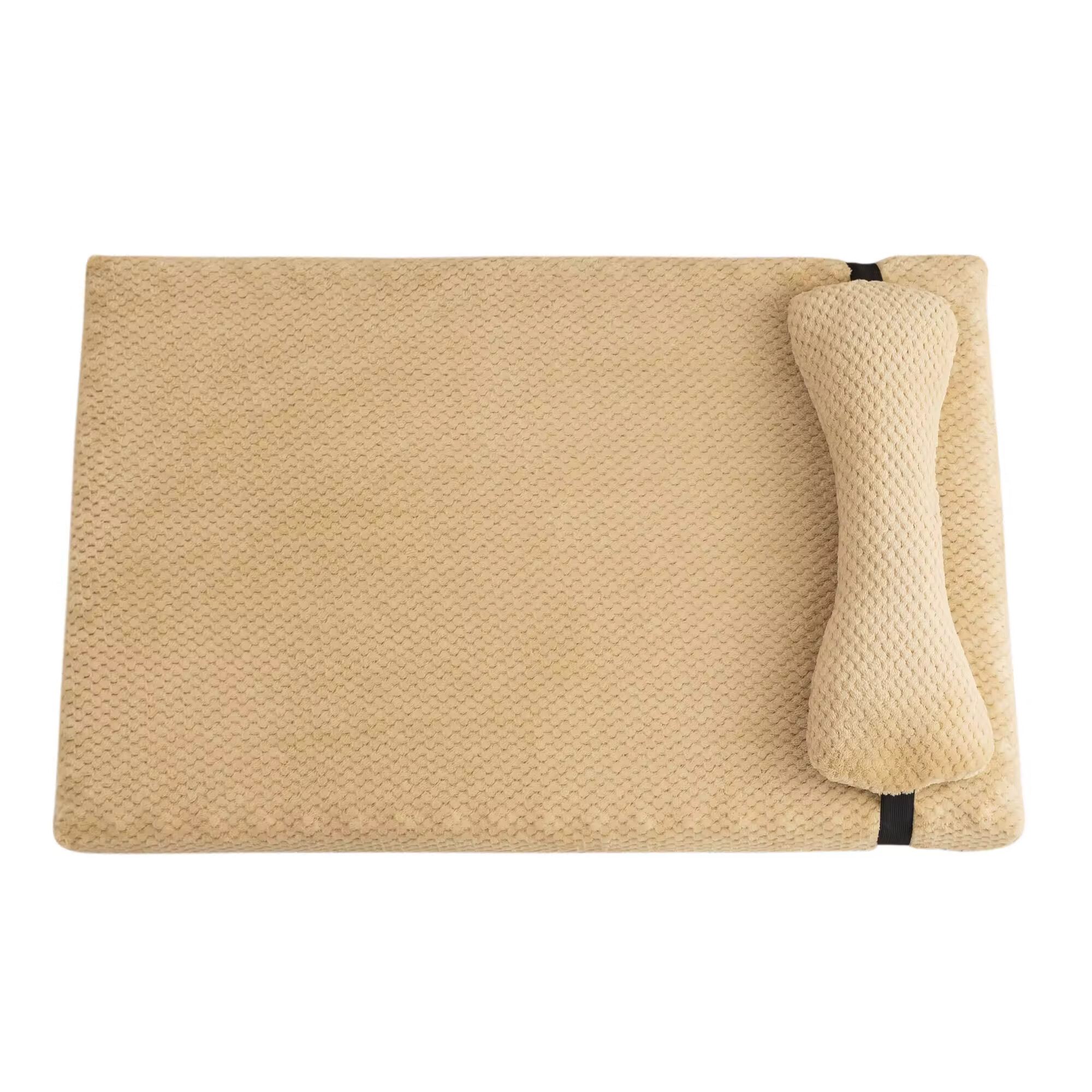 Pet Supplier Large Orthopedic Mamory Foam Dog Bed With Pillow