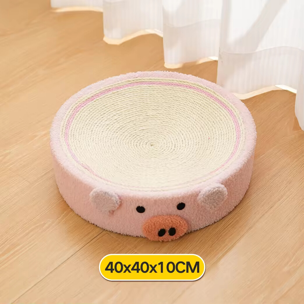 Pet Supplier Sisal Round Cat Scratcher Bed