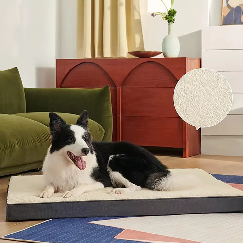 Washable Egg Memory Foam Pet Product Supplier Large Dog Bed Orthopedic