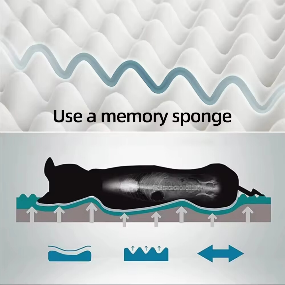 Washable Egg Memory Foam Pet Product Supplier Large Dog Bed Orthopedic