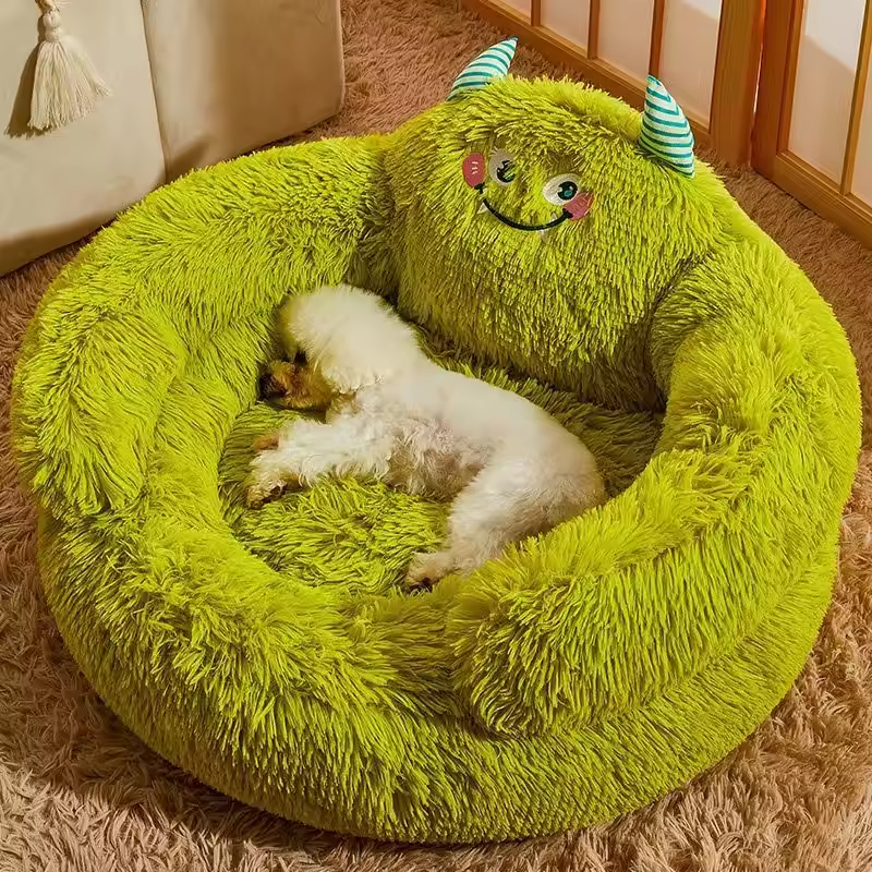Cute Design Plush Cat Dog Sofa Bed
