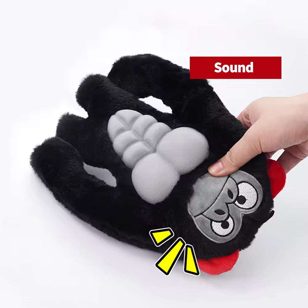 Squeaky Dog Plush Gorilla Toy