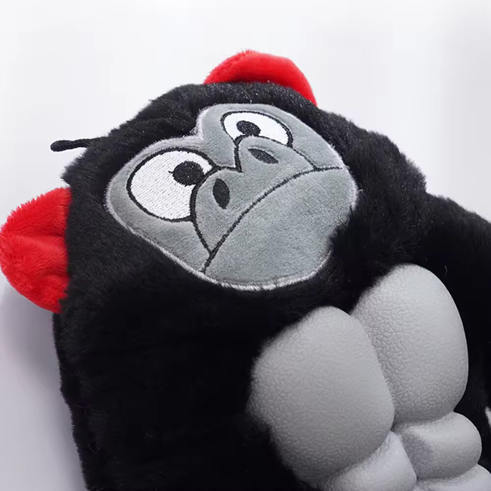 Squeaky Dog Plush Gorilla Toy