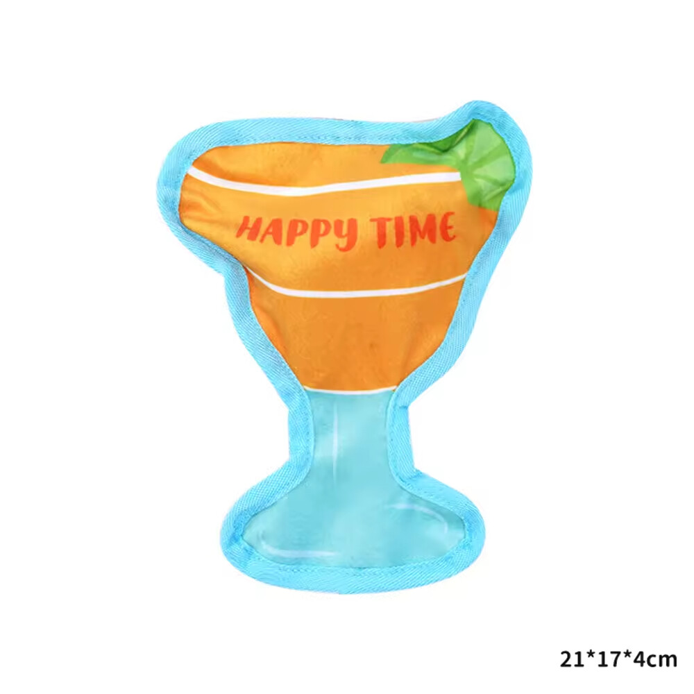 Squeaky Avocado Watermelon Dog Plush Toy