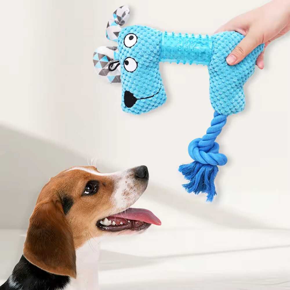 Dog Rope TPR Plush Toy